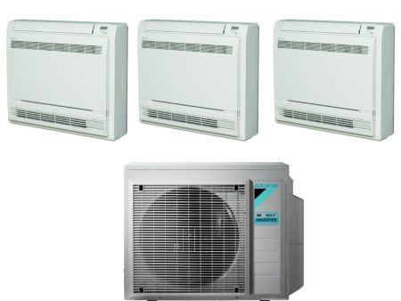 Climatizzatore Condizionatore Daikin Bluevolution a Pavimento Trial Split Inverter serie FVXM-F 9+9+9 con 3MXM68N R-32 Wi-Fi Optional Con Telecomando ad Infrarossi Incluso 9000+9000+9000 - Garanzia Italiana Online