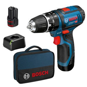 Trapano A Percussione Bosch-B Con 2 Batterie GSB12 V-15 Hot on Sale