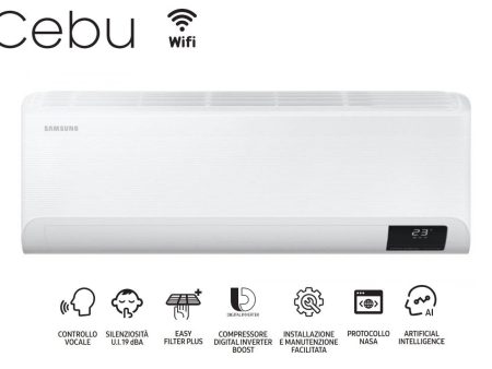 Unità Interna a Parete Samsung Inverter serie CEBU 24000 Btu AR24TXFYAWKNEU R-32 Wi-Fi Integrato Sale