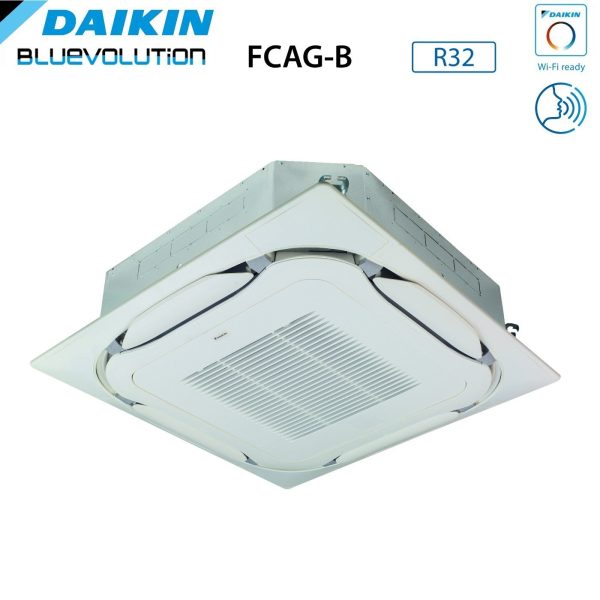 Climatizzatore Condizionatore Daikin Bluevolution Inverter a Cassetta Round Flow 24000 Btu FCAG71B + RZAG71MV1 Monofase R-32 Wi-Fi Optional Con Griglia Standard e Comando a Infrarossi Inclusi Cheap