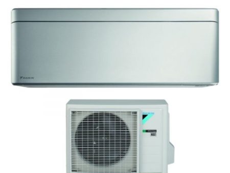 Climatizzatore Condizionatore Daikin Bluevolution Inverter serie STYLISH TOTAL SILVER 18000 Btu FTXA50BS R-32 Wi-Fi Integrato Classe A++ Colore Grigio - Garanzia Italiana Supply