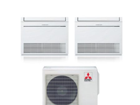 Climatizzatore Condizionatore Mitsubishi Electric Pavimento Dual Split Inverter serie MFZ-KT 9+12 con MXZ-3F54VF R-32 Wi-Fi Optional con Telecomando Incluso 9000+12000 Sale