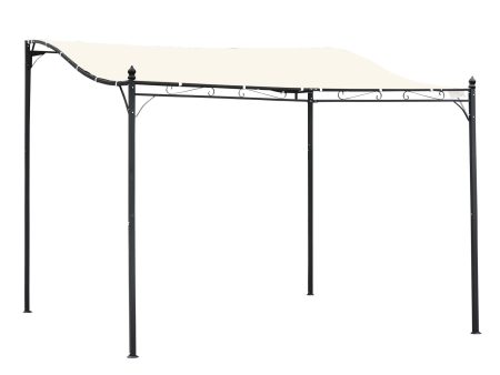 Easycomfort Gazebo Pergola 3x3m da Giardino con Tenda Impermeabile Crema on Sale