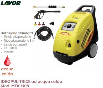 Idropulitrice LAVOR A Caldo Modello MEK 1108 Codice 14837 Sale