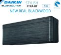 Climatizzatore Condizionatore Daikin Bluevolution Penta Split Inverter serie FTXA-BT STYLISH REAL BLACKWOOD 9+9+9+9+9 con 5MXM90N R-32 Wi-Fi Integrato 9000+9000+9000+9000+9000 Colore Legno Nero - Garanzia Italiana Online