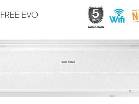 Unità Interna a Parete Samsung Inverter serie WINDFREE EVO 18000 BTU AR18RXPXBWKNEU R-32 Wi-Fi Integrato For Sale