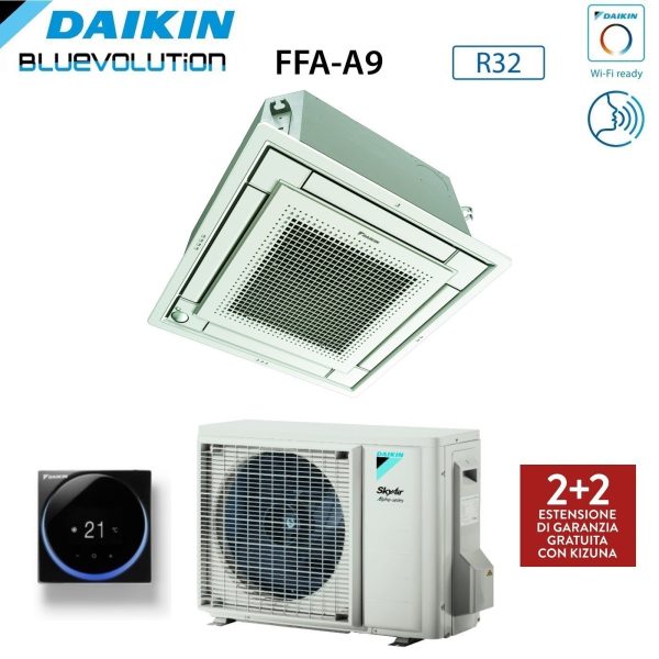 Climatizzatore Condizionatore Daikin a Cassetta Fully Flat 21000 BTU FFA60A9 + RZAG60A R-32 Wi-Fi Optional con Comando a Filo e Griglia Inclusi on Sale