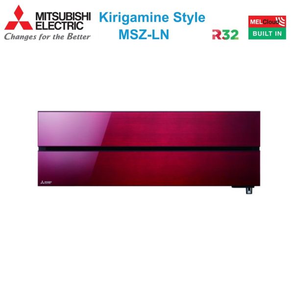 Climatizzatore Condizionatore Mitsubishi Electric Quadri Split Inverter serie Kirigamine Style MSZ-LN 9+9+12+12 con MXZ-4F80VF Ruby Red R-32 Wi-Fi Integrato Colore Rosso 9000+9000+12000+12000 Discount