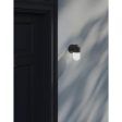 Irvine 8   LED Outdoor Wall Sconce, Black Finish For Sale