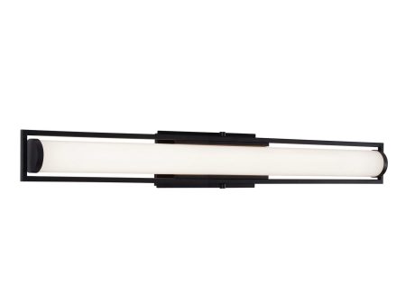 Jordan 36   LED Bath Bar, Black Finish on Sale