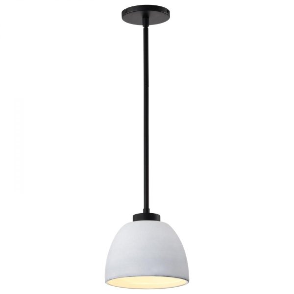 Collins 8  Pendant Light, Matte Black Finish Discount