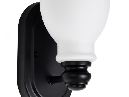 Russel 8  Bathroom Vanity Light, Matte Black Finish Sale