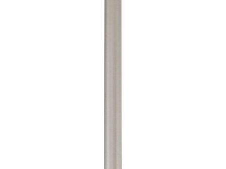 30 In. Ceiling Fan Downrod Brushed Nickel Online now