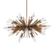 Elsa 42  12 Lights Pendant Light Gold Finish For Discount