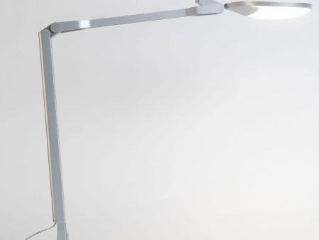 Splitty Reach Silver Contemporary LED Desk Lamp with One-Piece Desk Clamp and USB Port Discount