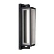 Blake 24   LED Outdoor Wall Sconce with Battery Backup, Black Finish Online Hot Sale