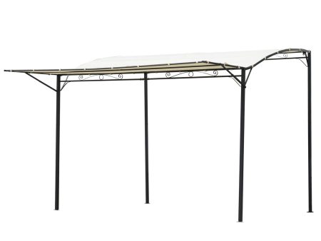 Easycomfort Gazebo Pergola da Giardino con Copertura in Tessuto Anti UV e Acciaio, 3x2.5m, Beige Online