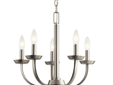 Kennewick 18  5-Light Chandelier, Brushed Nickel Finish Fashion