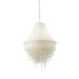 Crystal Reign 33  5 Lights Pendant Light Silver Finish Cheap