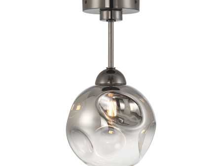 Neveh 15  1 Light Semi-Flush Mount  Light Metal Gray Finish Online Sale