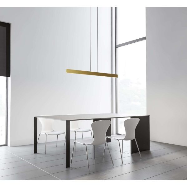 Sub 48 in. LED Pendant Light Single Gold Finish Sale