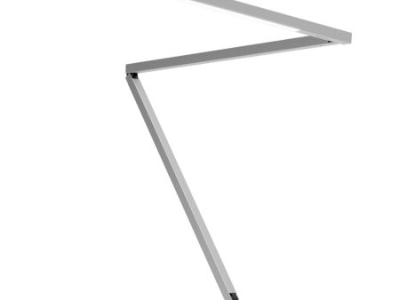 Z-Bar Pro Gen 4 Silver Modern LED Desk Lamp with USB Port For Sale