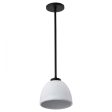 Collins 8  Pendant Light, Matte Black Finish Discount