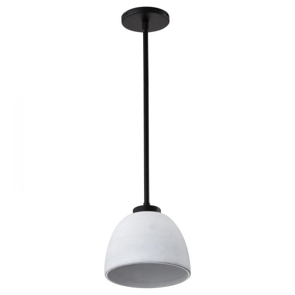 Collins 8  Pendant Light, Matte Black Finish Discount