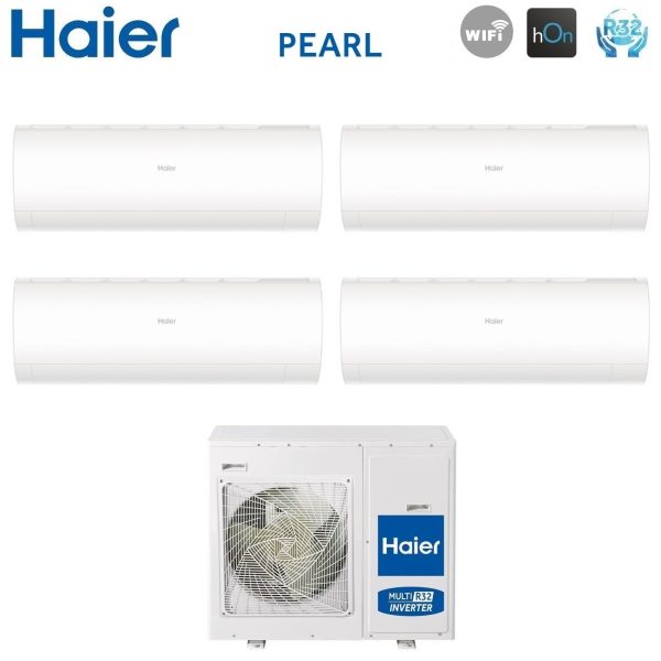 Climatizzatore Condizionatore Haier Quadri Split Inverter serie PEARL 9+9+9+12 con 4U75S2SR5FA R-32 Wi-Fi Integrato 9000+9000+9000+12000 Online now