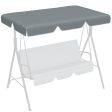 Easycomfort Tettuccio di Ricambio per Dondolo in Poliestere con Protezione UV50+, 192x144cm, Grigio Scuro on Sale