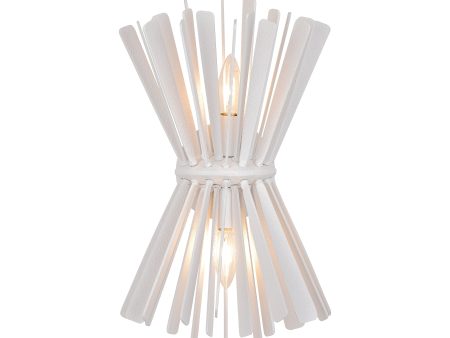 Confluence 19  2 Lights Wall Sconce White Finish Hot on Sale