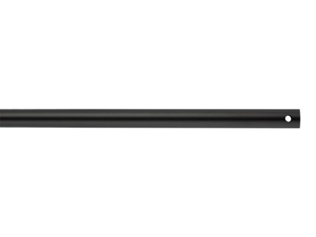 48-Inch Matte Black Extension Downrod For Cheap