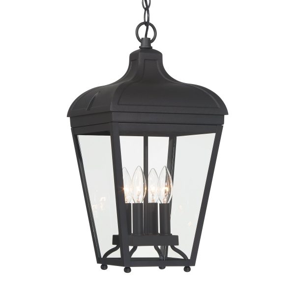 Marquee 20  4 Lights Outdoor Pendant Light Black Finish Sale