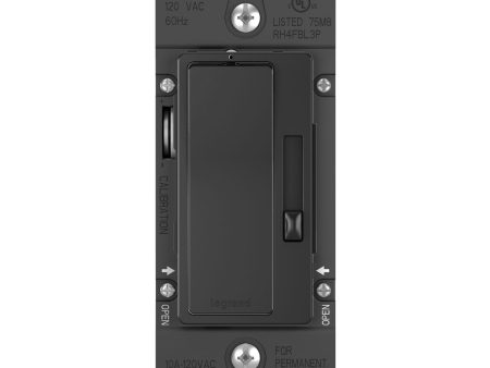 radiant 0-10V Dimmer Switch, LED|Fluorescent, 120V-277V, Black Online now