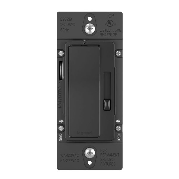 radiant 0-10V Dimmer Switch, LED|Fluorescent, 120V-277V, Black Online now