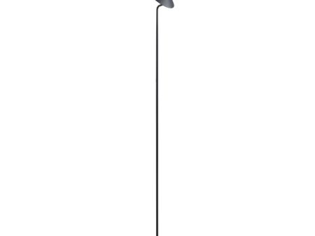 Royyo Matte Black with Honeydew Felt Contemporary LED Floor Lamp with USB Port For Cheap