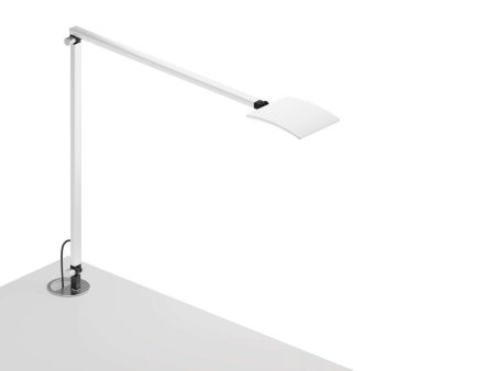 Mosso Pro White Contemporary LED Desk Lamp with Grommet Mount Cheap