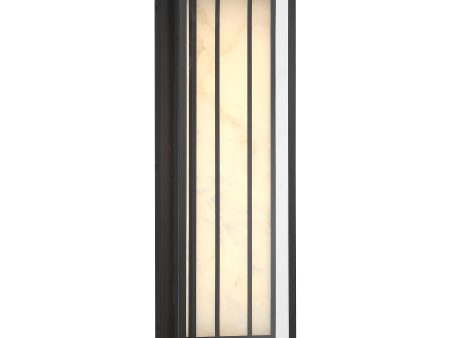 Eastly 28  1 Light LED Outdoor Wall Sconce Black Finish Online now