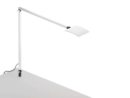 Mosso Pro White Contemporary LED Desk Lamp with Through-Table Mount Fashion