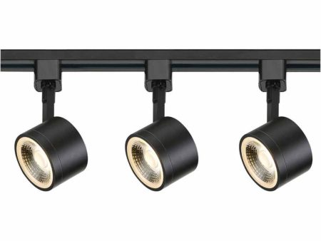 Satco|Nuvo 4ft 3 Lights Round LED Track Kit 36W 3000 Lumens 3000K For Cheap