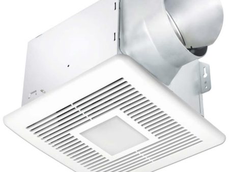 Delta BreezSmart Adjustable 150-200 CFM Bathroom Exhaust Fan With Dimmable LED Light, Adjustable Color Temperature Discount