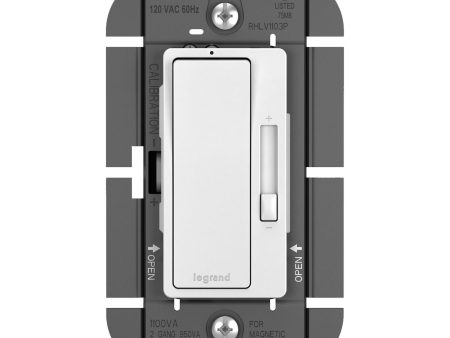 radiant 1100W 3-Way Magnetic Low-Voltage Dimmer Switch, White For Discount