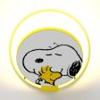 Peanuts Gravy 5 in. LED Warm White Wall Light Yellow Hardwired Snoopy Woodstock Gravy Cheap