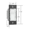 radiant 0-10V Dimmer Switch, LED|Fluorescent, 120V-277V, Gray Fashion