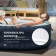 Easycomfort Piscina Idromassaggio Gonfiabile e Riscaldante fino 42? con 108 Getti, per 4-6 Persone Discount