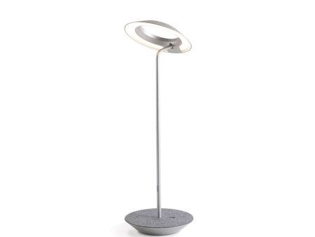 Royyo Silver With Oxford Felt Modern LED Desk Lamp with USB Port Sale