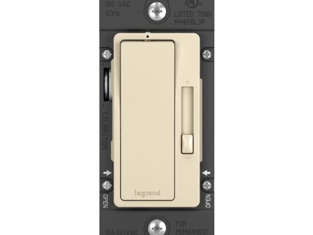 radiant 0-10V Dimmer Switch, LED|Fluorescent, 120V-277V, Light Almond For Sale