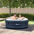 Easycomfort Piscina Idromassaggio Gonfiabile e Riscaldante fino 42? con 108 Getti, per 4-6 Persone Discount