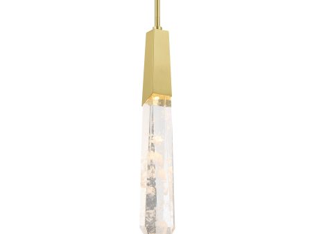 Drifting Droplets 18  1 Light LED Pendant Light Brushed Brass Finish Supply