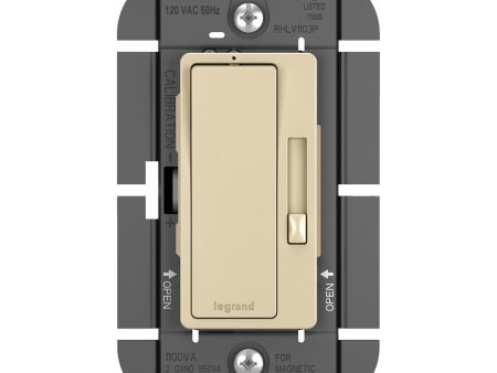 radiant 1100W 3-Way Magnetic Low-Voltage Dimmer Switch, Ivory Hot on Sale